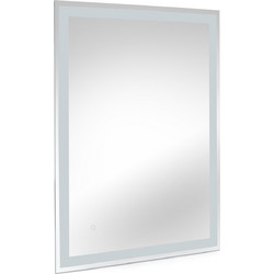 Emuca Hercules Καθρέπτης Μπάνιου LED Αφής 60x80cm 5148320