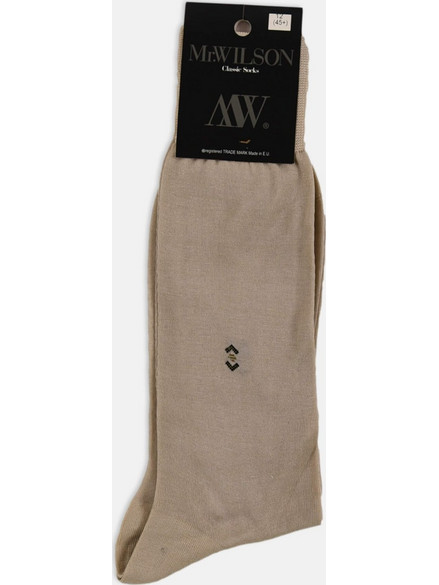 K-Socks Wilson Βαμβακερές Ανδρικές Κάλτσες Μπεζ 1000