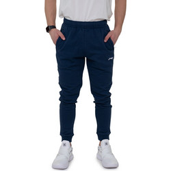 Li-Ning Training Series Ανδρικό Παντελόνι Φόρμας με Λάστιχο Navy Μπλε AKLN961-2