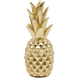 PINEAPPLE ΑΝΑΝΑΣ POLYRESIN ΧΡΥΣΟΣ 12x12xΥ29cm c341647
