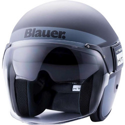 Blauer H.T. Pod Stripes H101 Black/Titanium/White Κράνος Μηχανής Jet 1050gr