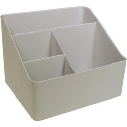 Organizer για καλλυντικά ή μολυβοθήκη, μπεζ, 18x13,5x15 εκ