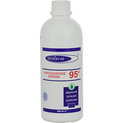 Ecofarm Ήπια Αλκοολούχος Λοσιόν 95° 500ml