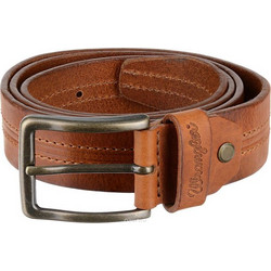 Wrangler Ανδρική Ζώνη Καφέ W0B34U181