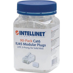 Βύσμα Cat6 RJ45 Intellinet (790659) - Κουτί 80τεμ. - Transarent 790659