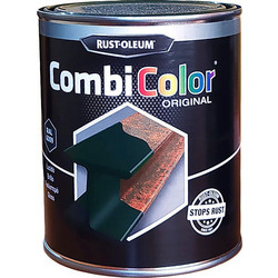 Rust-Oleum CombiColor Αντισκουριακό Μετάλλου 7300 Ral6009 Πράσινο Σκούρο 0.75lt