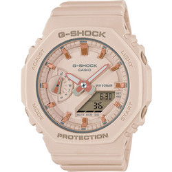 Casio G-Shock Γυναικείο Ρολόι Χρονογράφος με Μπεζ Καουτσούκ Λουράκι GMA-S2100-4AER