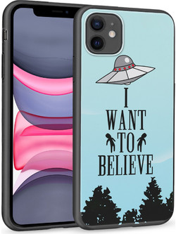 Θήκη iPhone 11 Black TPU - I Want To Believe
