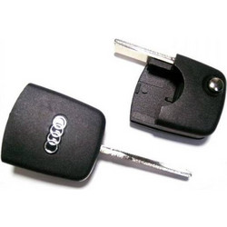 ΚΕΝΟ ΚΛΕΙΔΙ AUDI ΜΕ ΥΠΟΔΟΧΗ ΓΙΑ CHIP ΑΝΑΔΙΠΛΩΜΕΝΟ ΚΑΙ ΛΑΜΑ HU66