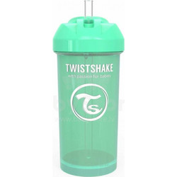Twistshake Κύπελλο Kid Cup με Μίξερ Φρούτων Pastel Green 360ml