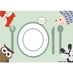 ΣΟΥΜΕΝ PLACEMAT CC02513 HAPPY FOREST 42x27cm (031025130)