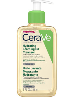 CeraVe Hydrating Foaming Λάδι Καθαρισμού Προσώπου για Ακμή 236ml