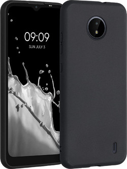 KWmobile Θήκη Σιλικόνης Nokia C20 / C10 - Black (54848.01)