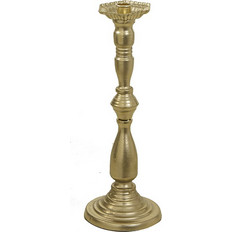 ZAROS-Μεταλλικό κηροπήγιο ματ χρυσό 40,5cm - ZAROS - FB178-G