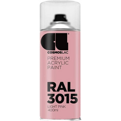 Cosmoslac Premium Acrylic Paint Σπρέι Βαφής Light Pink RAL3015 Gloss 400ml