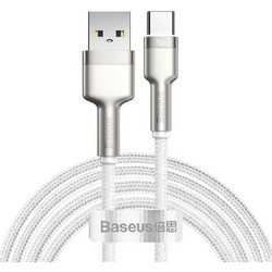 Baseus Cafule Metal Braided USB-A to USB-C 2m Silver CATJK-B02