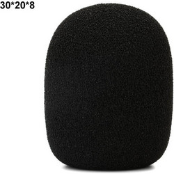 Ανταλλακτικό Σφουγγάρι για Μικρόφωνο (30*20*8mm) (1τμχ) (Μαύρο) (OEM)
