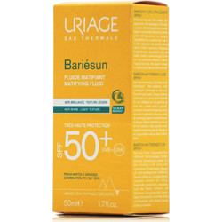 Uriage Bariesun Mat Fluide Αντηλιακή Κρέμα Προσώπου SPF50+ 50ml