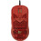 White Shark Galahad Ενσύρματο Gaming Ποντίκι RGB 6400 DPI Red