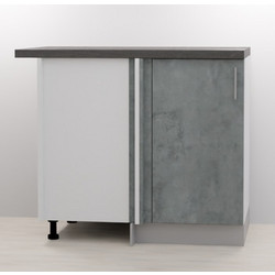 Ντουλάπι βάσης τυφλό γωνιακό Glamour Marble Dark 80cm MDF 80x82x48cm GLAMARBC-80/82