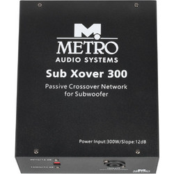 Metro Sub Xover 300 Παθητικό Crossover