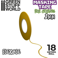 Flexible Masking Tape 1mm - Εύκαμπτη Ταινία Μασκαρίσματος για Καμπύλες 1mm