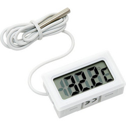TH-301 . Θερμόμετρο BLOW LCD 31x46mm με Εξωτερικό Αισθητήρα Λευκό