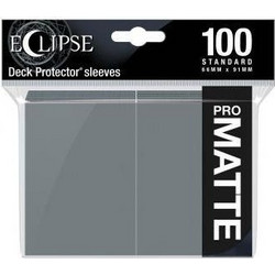 Ultra Pro Card Sleeves Standard Size 100ct - PRO-Matte Smoke Grey
