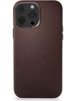 Decoded Leather Back Cover Brown (iPhone 13 Pro Max)