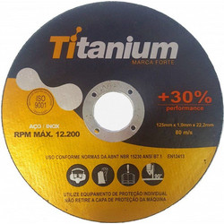 Titanium 34.125 - Δίσκος Κοπής Inox 125mm 1τμχ