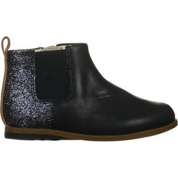 Clarks Παιδικά Μποτάκια Navy Μπλε Δερμάτινα με Φερμουάρ 26137149