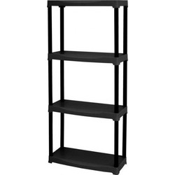 ΡΑΦΙΕΡΑ ΠΛΑΣΤΙΚΗ LINEA TEMPO 4 ΡΑΦΙΑ 60x30x132cm ARTPLAST T60/4