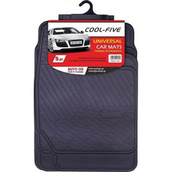 Auto GS - Πατάκια Αυτοκινήτου Από Λάστιχο Universal Cool five Μαύρα 21705 0001994