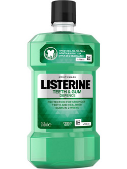Listerine Teeth & Gum Defence Mouthwash 600ml