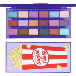 Makeup Revolution I Heart Super & Tasty Popcorn Παλέτα Σκιών 22gr