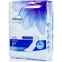 Tena Lady Maxi Σερβιέτες Ακράτειας 5.5 Σταγόνες 12τμχ