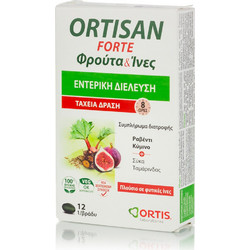 Ortis Ortisan Forte Φυτικές Ίνες 12 Ταμπλέτες