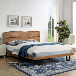 HomeMarkt Κρεβάτι Υπέρδιπλο Ξύλινο 160x200cm HM8218.11