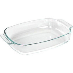 Homeplus Πυρίμαχο Γυάλινο Ταψί Ορθογώνιο 38x25.5cm 10.07.0083