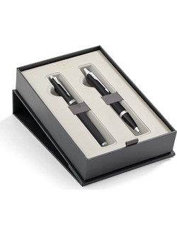 Parker IM Essential Matte Black Σετ Στυλό 2τμχ 1159.5022.11
