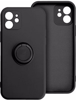 Vennus Θήκη Σιλικόνης Ring Για Apple iPhone 11 Μαύρο