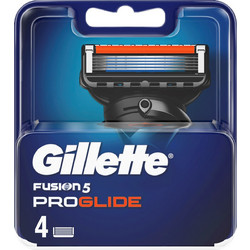 Gillette Fusion Proglide Ανταλλακτικά Ξυραφάκια με 5 Λεπίδες & Λιπαντική Ταινία 4τμχ