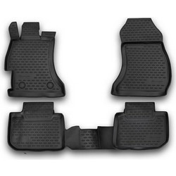 Novline ΜΑΡΚΕ ΠΑΤΑΚΙΑ ΣΕ ΣΚΑΦΗ TPE ΛΑΣΤΙΧΟ ΓΙΑ SUBARU XV 2012-2017 ΣΕ ΜΑΥΡΟ ΧΡΩΜΑ NOVLINE - 4 ΤΕΜ. NLC.46.13.210KH/NV