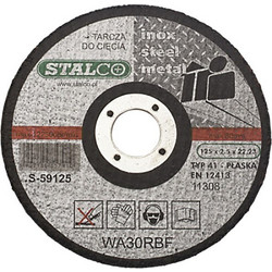Δίσκος Κοπής Μετάλλου - INOX Φ115 X 1mm Professional STALCO S-59015 5907180857880