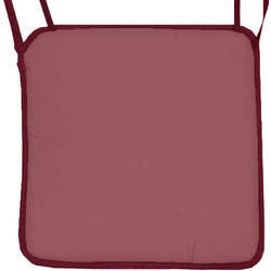 Μαξιλάρι καρέκλας με ρέλι - Σάπιο μήλο σκούρο 38 x 38 x 2 εκ. (Κωδ.442-56789)