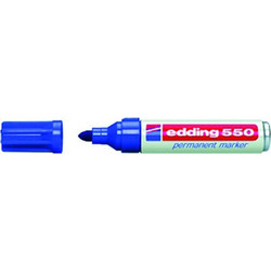 Μαρκαδόρος Edding 550 Ανεξίτηλος 4mm Μπλε