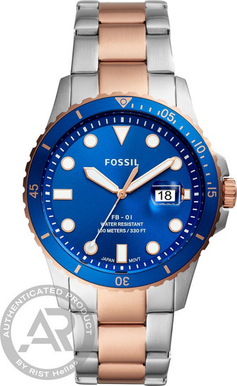 fossil watch blue price