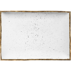Πιατέλα ορθογώνια πορσελάνης 27x16cm Λευκό σειρά 360 LUKANDA Σετ 6 c420645
