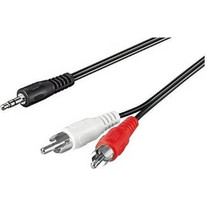 Καλώδιο Ήχου Ewent RCA male σε 3.5mm Jack male - 10m
