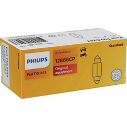 Philips SV8,5 Festoon Vision/Standard 12V 10W 43mm 1τμχ